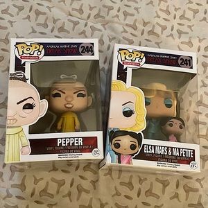 American Horror Story Freak Show Funko Pops- Pepper and Elsa Mars & Ma Petite
